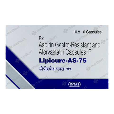 LIPICURE AS 75MG CAPSULE 10'S