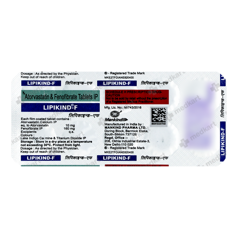 LIPIKIND F TABLET 10'S