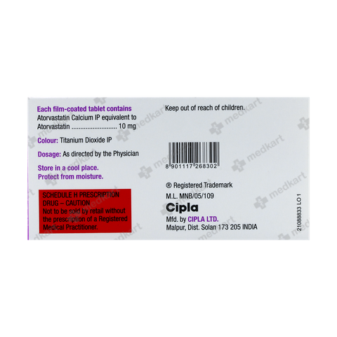 LIPVAS 10MG TABLET 10'S