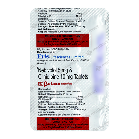LNBETA 5MG TABLET 15'S