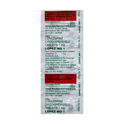 Buy lopez md 1mg tab online at best price