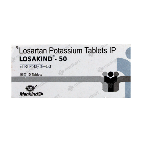 LOSAKIND 50MG TABLET 10'S