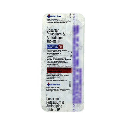 Losatus-AM Tablet 10's – Side Effects & Safety Information