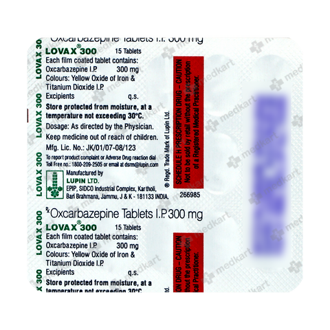 LOVAX 300MG TABLET 15'S