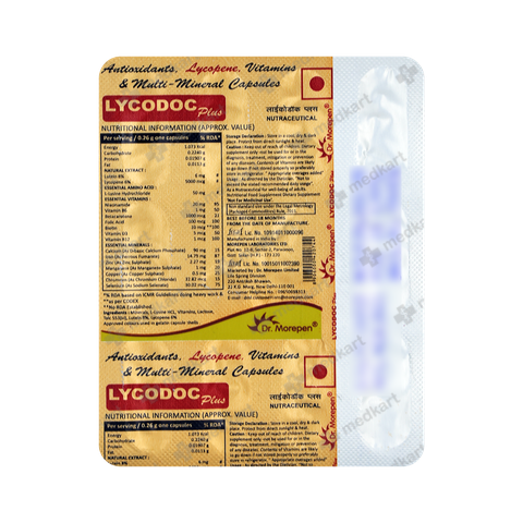 LYCODOC PLUS CAPSULE 10'S