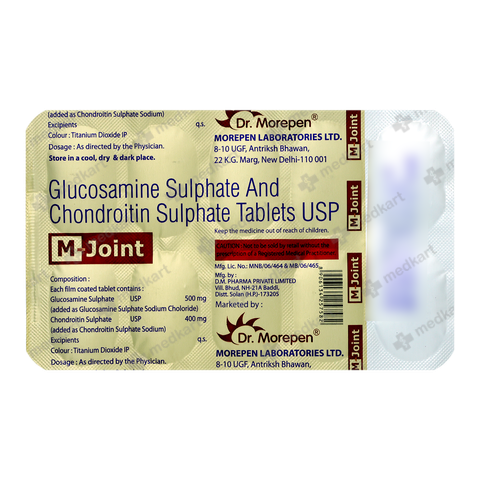 M JOINT TABLET 10'S