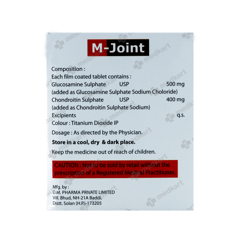 M JOINT TABLET 10'S