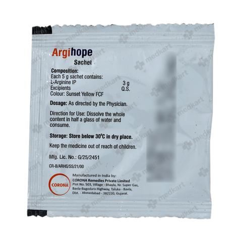 ARGIHOPE SACHET 5 GM