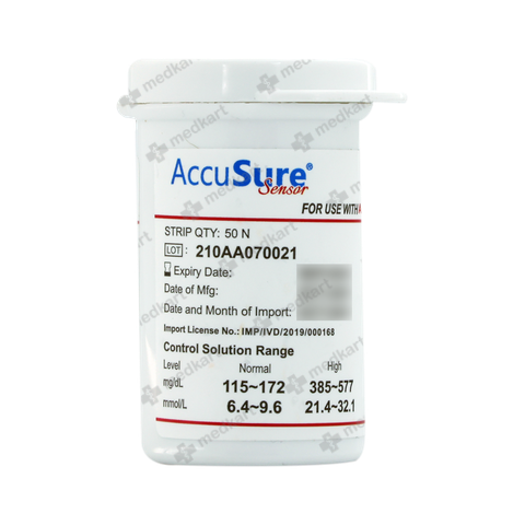 ACCUSURE SENSOR STRIP 50'S