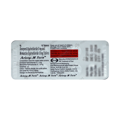 ARICEP M FORTE TABLET 10'S