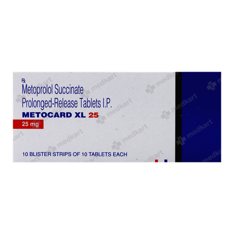 METOCARD XL 25MG TABLET 10'S