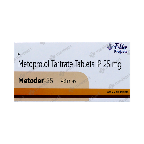 Metoder 25mg Tablet 10s pack – Price, Uses & Dosage details