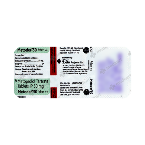 Metoder 50mg Tablet composition & substitutes – Buy Online from Medkart