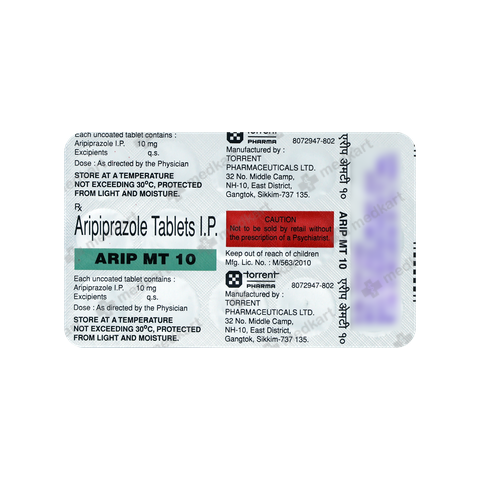 ARIP MT 10MG TABLET 15'S