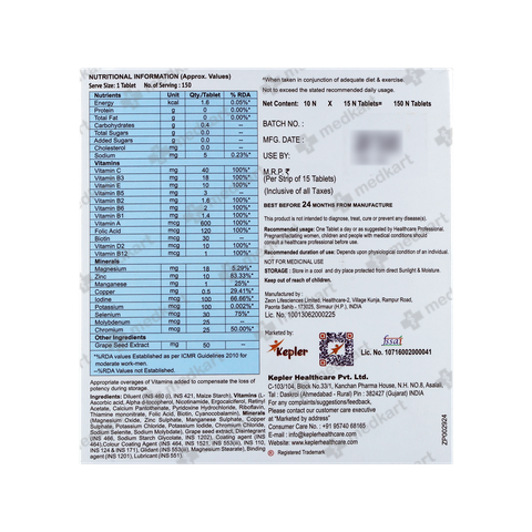 MOKTEL TABLET 15'S, Price, Composition & Generic Alternatives - Medkart