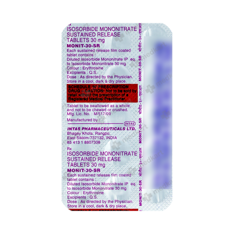 MONIT SR 30MG TABLET 15'S