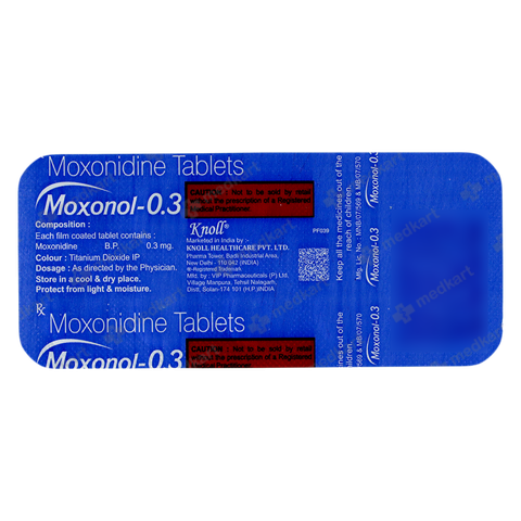 MOXONOL 0.3 TABLET 10'S