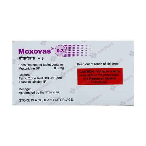 MOXOVAS 0.3MG TABLET 10'S