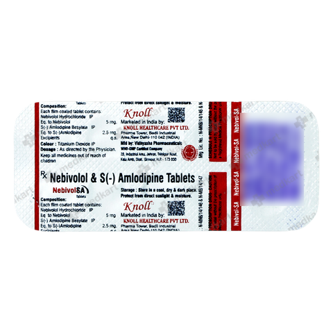 NEBIVOL SA TABLET 10'S