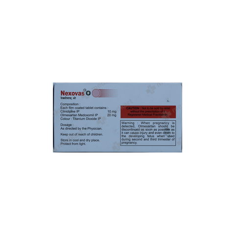 NEXOVAS O 20MG TABLET 10'S