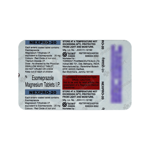 NEXPRO 20MG TABLET 15'S