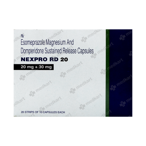 NEXPRO RD 20MG CAPSULE 10'S, Price, Composition & Generic Alternatives ...