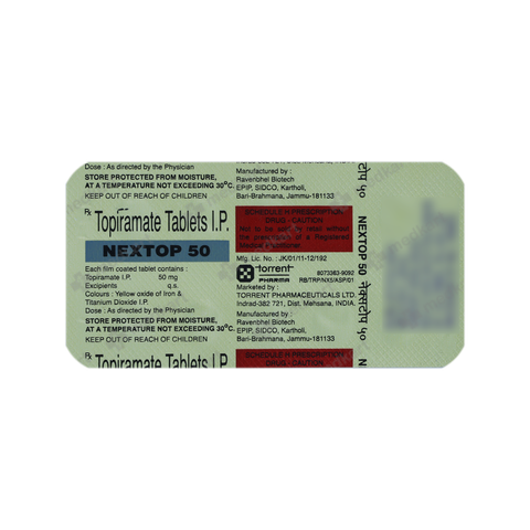 Nextop 50mg Tablet 10's Generic Alternatives