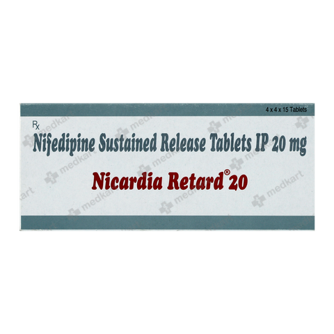 nicardia retard 20