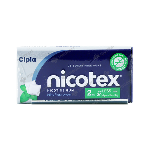 NICOTEX 2MG TABLET 25'S