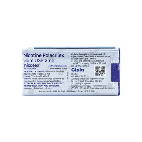 TAB NICOTEX 2 MG