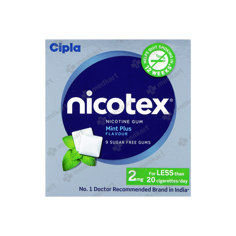 NICOTEX 2MG MINT PLUS TAB 1X12