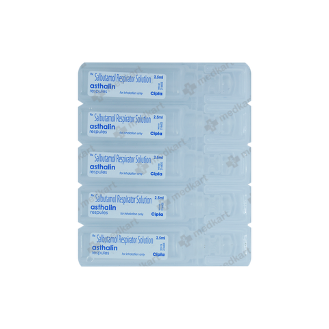 ASTHALIN 2.5ML RESPULES 5'S
