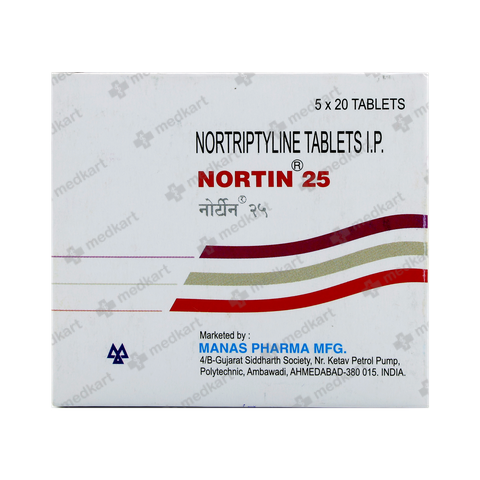 NORTIN 25MG TABLET 10'S