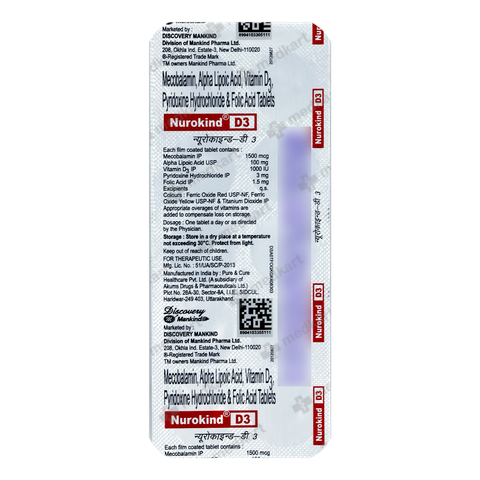 NUROKIND D3 TABLET 10'S