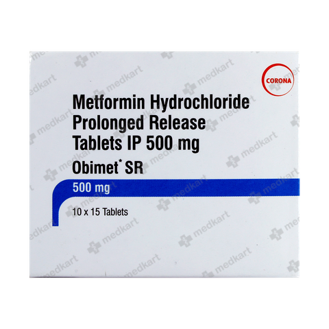 OBIMET SR 500MG TABLET 15'S