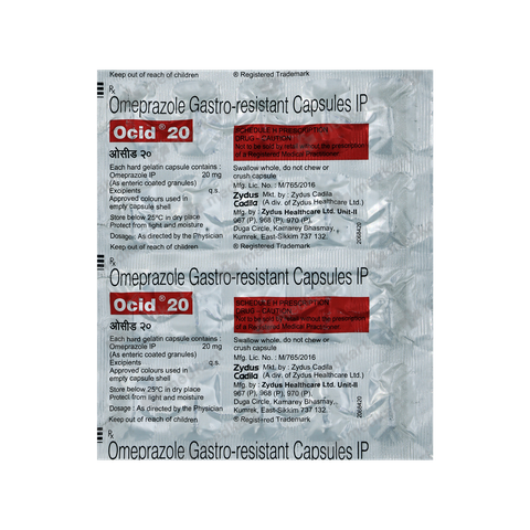 OCID 20MG CAPSULE 20'S