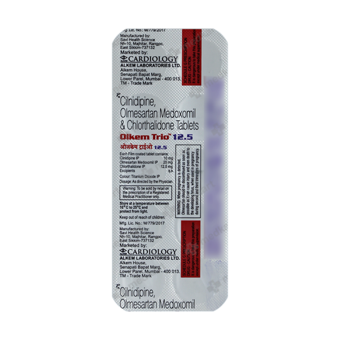 OLKEM TRIO 12.5MG TABLET 10'S