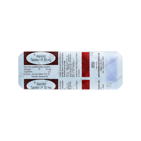 ATENOLOL 50MG TABLET 14'S