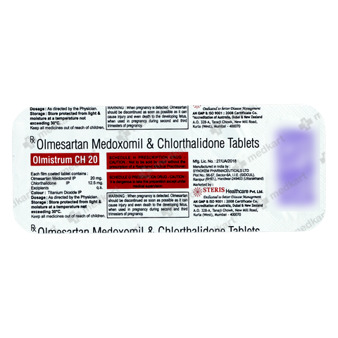 OLMISTRUM 20 CH TABLET 10'S