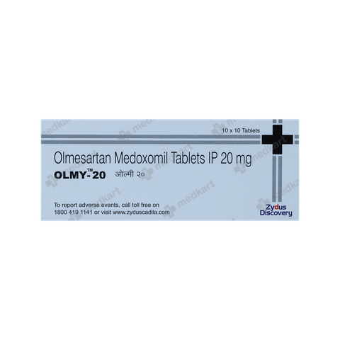 OLMY 20MG TABLET 10'S