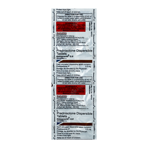 OMNACORTIL 2.5MG TABLET 10'S