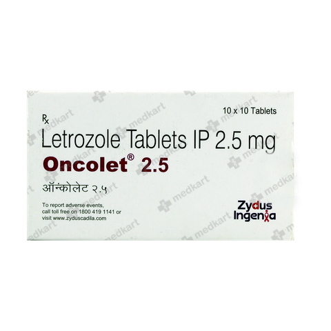 ONCOLET 2.5 TABLET 10'S