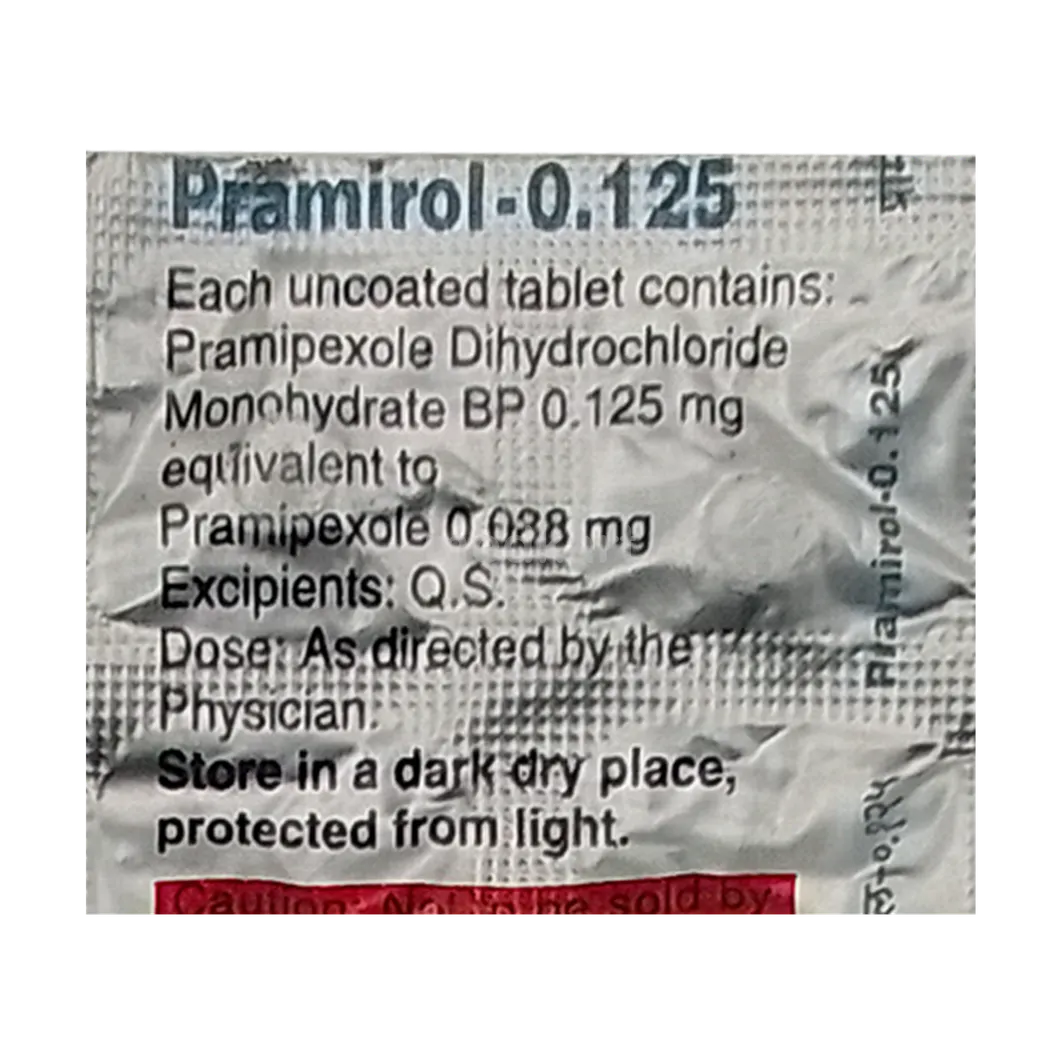 PRAMIROL 0.125MG TABLET 10'S