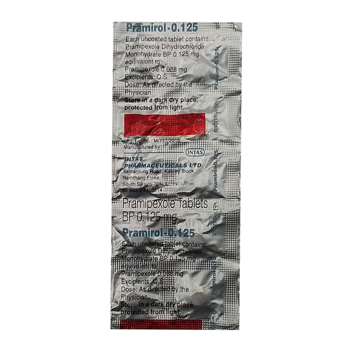 PRAMIROL 0.125MG TABLET 10'S