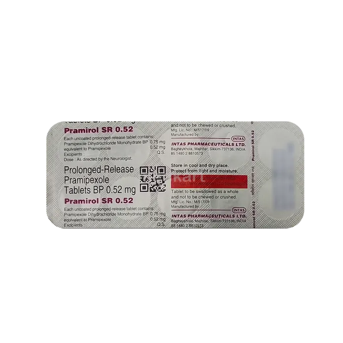 PRAMIROL SR 0.52MG TABLET 10'S