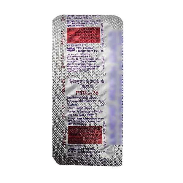 PRU 25MG TABLET 10'S