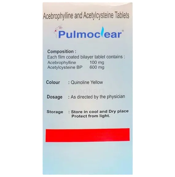Buy Pulmoclear Tablet Online at Best Price – Generic Alternative | Medkart
