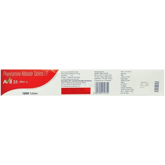 Avil Composition Buy Avil 25mg Tablet Online at Best Price – Generic Alternative | Medkart