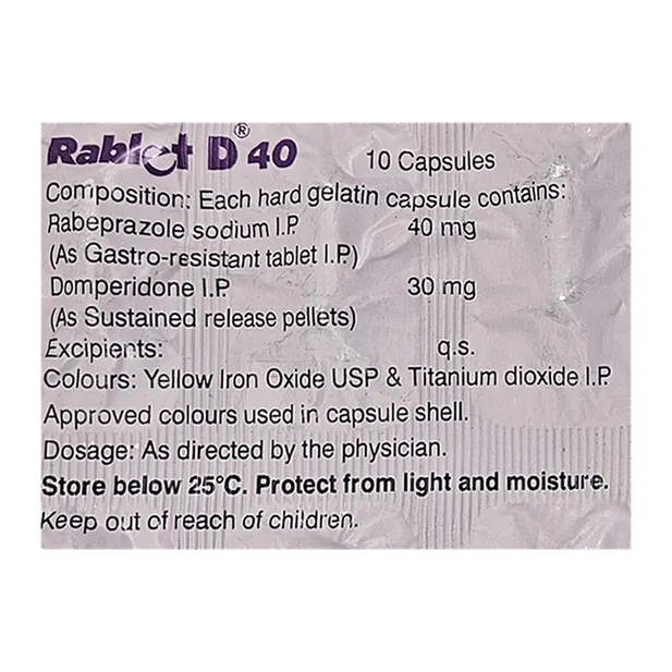 Buy  RABLET D 40 Online at Medkart