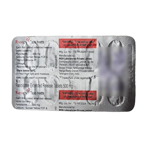 RAN CV 500MG TABLET 10'S